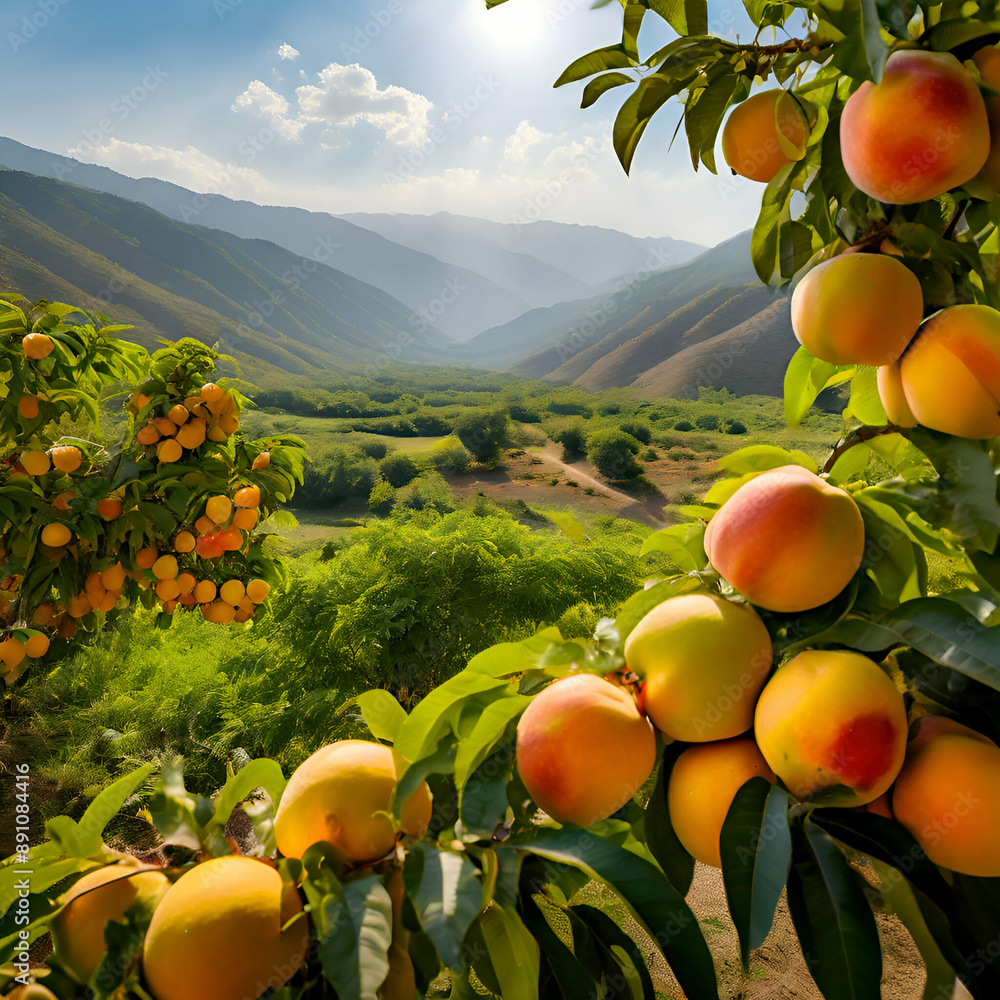 apricots on a tree