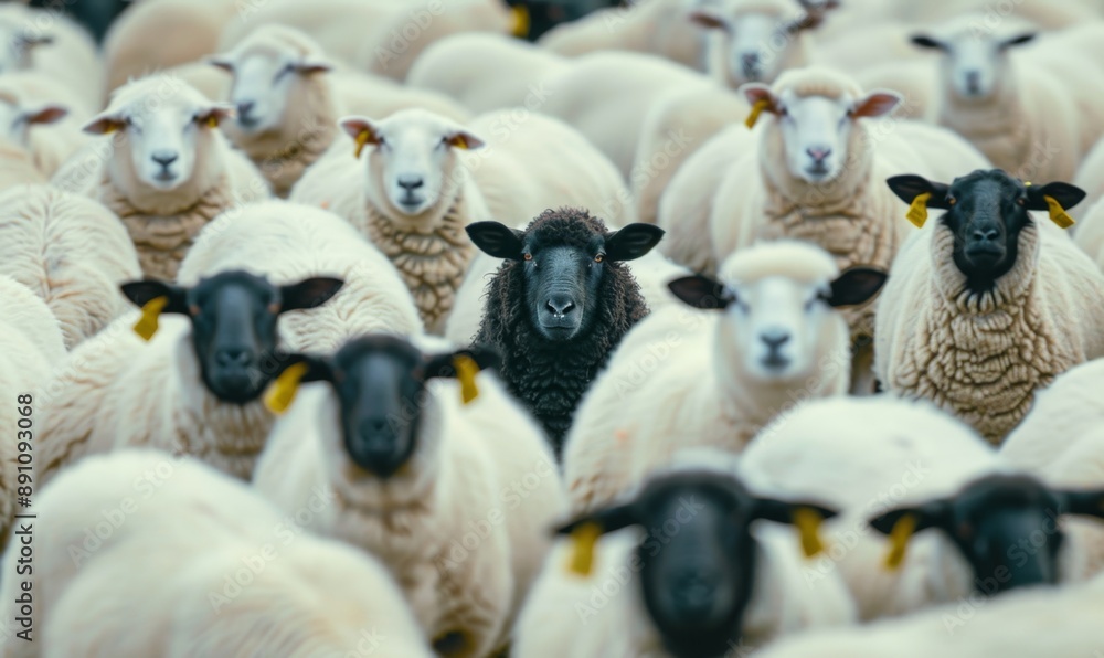 Daring to be Different: Black Sheep Standing Out in a Sea of White ...