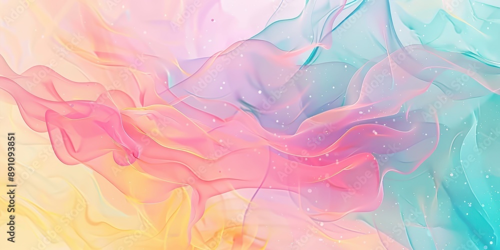 Dreamy pastel sky with soft clouds in pink, blue, and yellow hues. The gentle transitions and light tones create a tranquil and ethereal atmosphere. Dreamy pastel sky with soft clouds in pink, blue, and yellow hues. The gentle transitions and light tones create a tranquil and ethereal atmosphere.