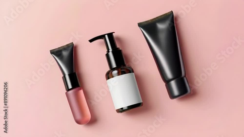Women's Facial Beauty Product Mockup Set: Elegant and Professional Look