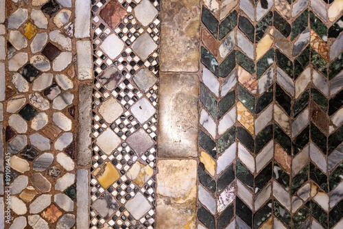 Mosaic on the floor of San Marco basilica in Venice