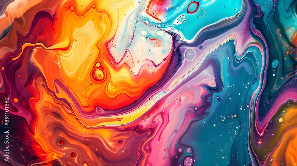 Mesmerizing Flowing Patterns on a Detailed Abstract Background Mesmerizing Flowing Patterns on a Detailed Abstract Background