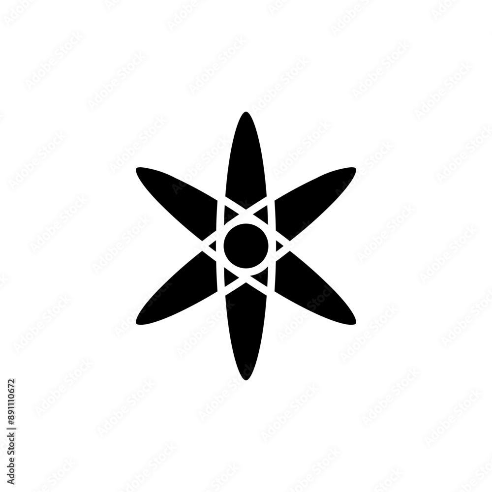 atom glyph icon atom glyph icon