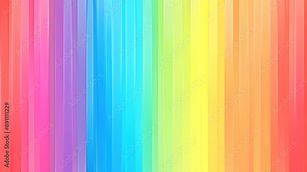Abstract Rainbow Stripes Background Abstract Rainbow Stripes Background