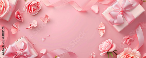 pink rose petals
