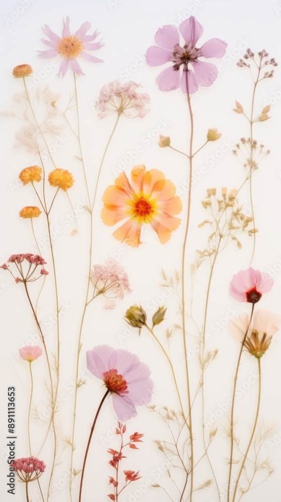 Real pressed pastel flowers pattern petal plant. Real pressed pastel flowers pattern petal plant.