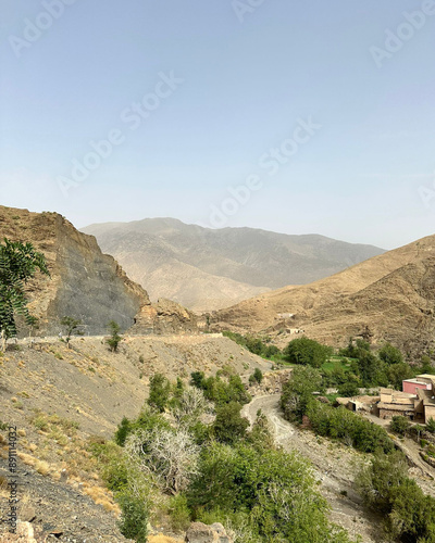 view of the mountains