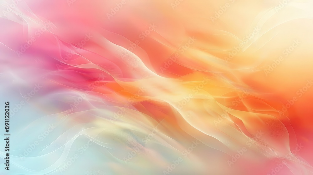 Abstract background with vibrant, swirling colors in shades of pink, orange, and blue. Abstract background with vibrant, swirling colors in shades of pink, orange, and blue.