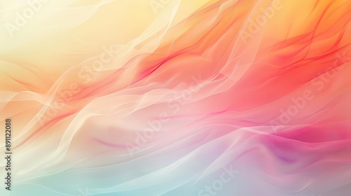 Abstract colorful background with flowing fabric texture, soft and dreamy. Perfect for designs, backgrounds, and more.