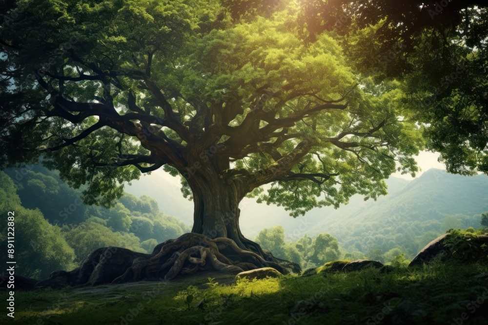 Nature background tree landscape sunlight. Nature background tree landscape sunlight.