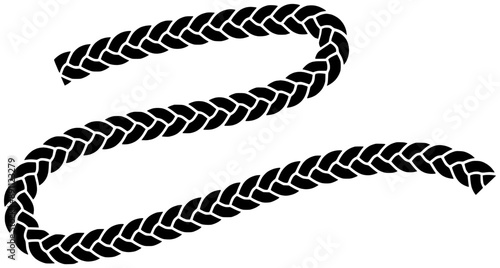 wavy illustration fashion silhouette hairstyle logo hair icon wig outline curly long beauty hairdresser braid woman girl female healthy shape haircut plait style for vector graphic background