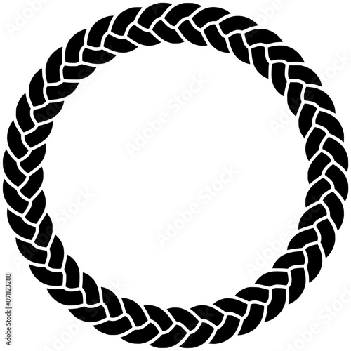 wavy illustration fashion silhouette hairstyle logo hair icon wig outline curly long beauty hairdresser braid woman girl female healthy shape haircut plait style for vector graphic background