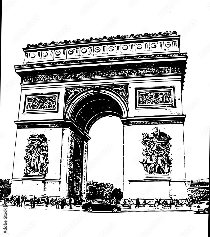 Fototapeta premium Arc de Triomphe