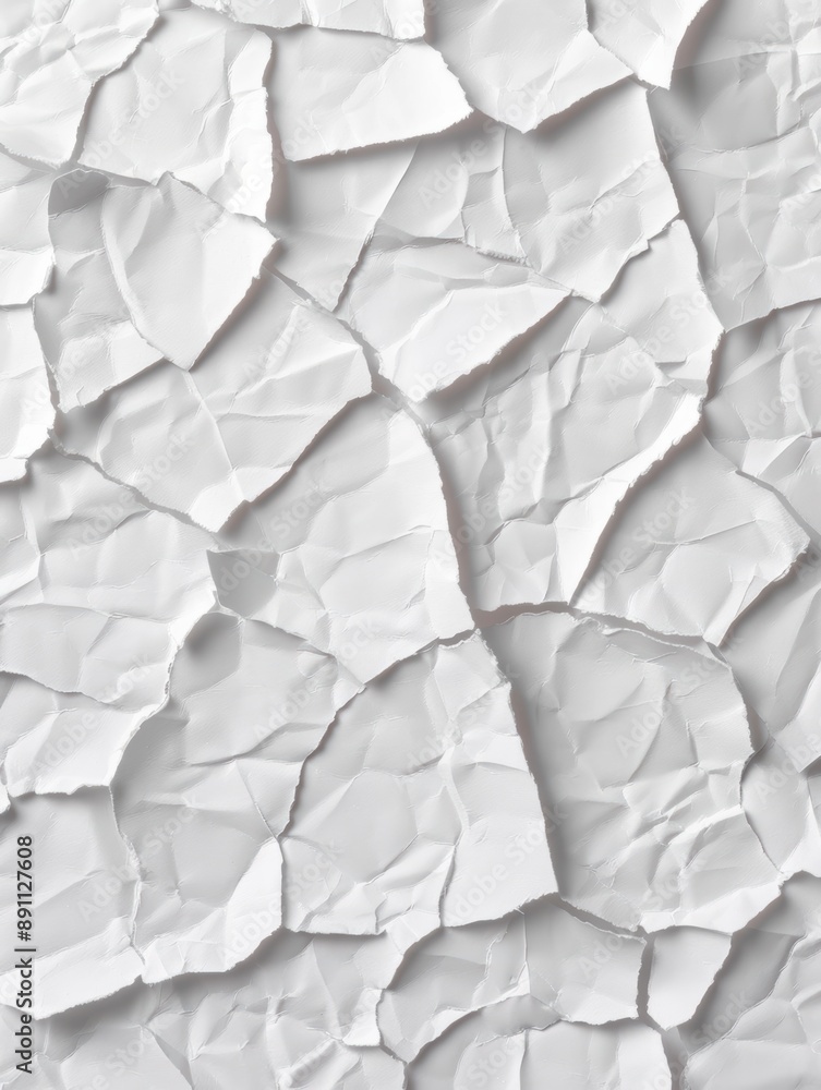 Obraz premium crumpled white paper background