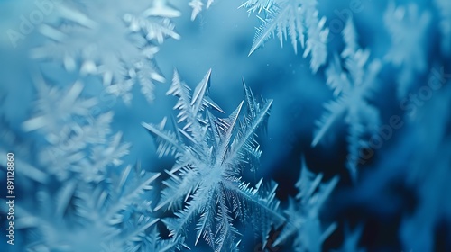 frost on window