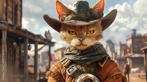 The Feline Gunslinger