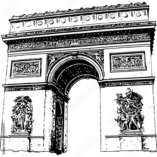 Arc de Triomphe in Paris