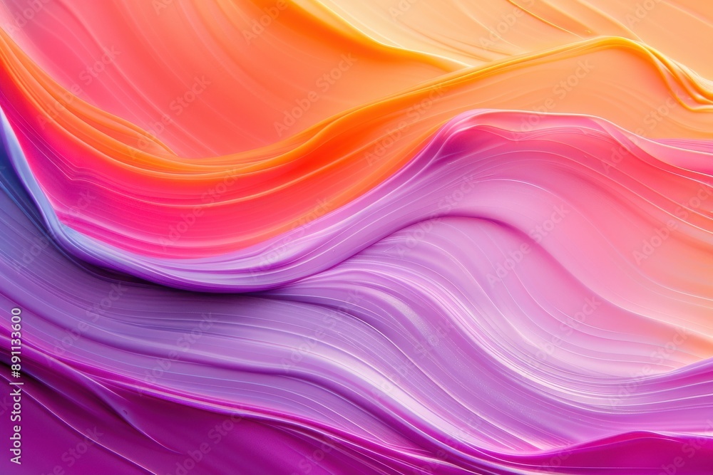 Vibrant Waves, Abstract flow of orange and pink hues, Colorful Texture. Vibrant Waves, Abstract flow of orange and pink hues, Colorful Texture.