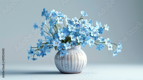 bouquet of snowdrops in vase
