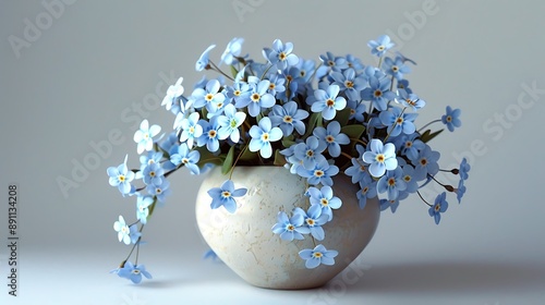 christmas decoration on blue