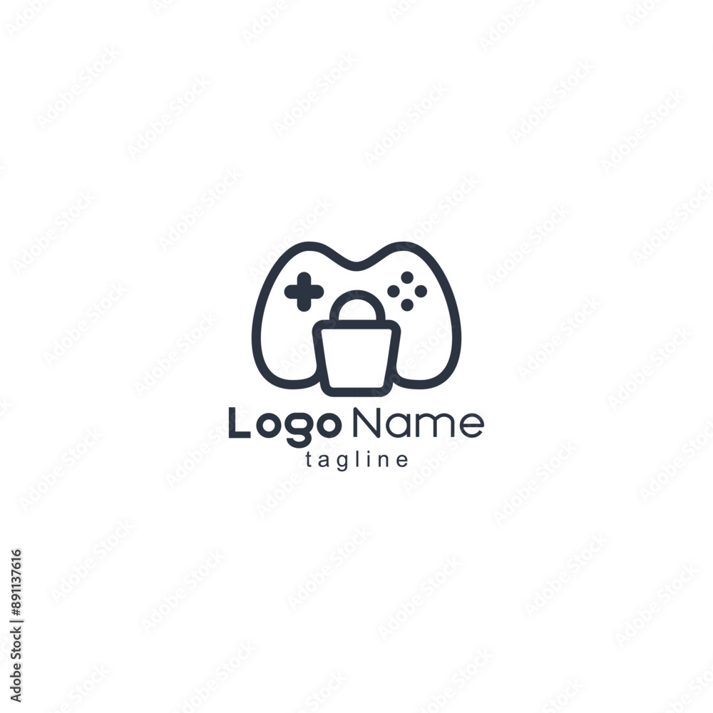 console bag logo design vector console bag logo design vector