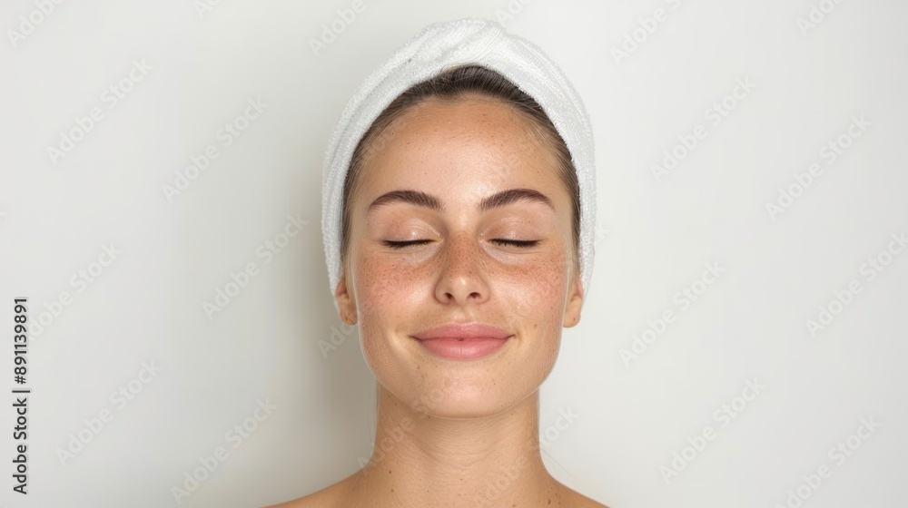 Close-up of a woman 's face treatments in a beauty clinic. Close-up of a woman 's face treatments in a beauty clinic.