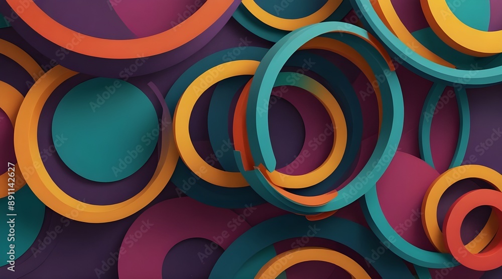 bright colored circular rings abstract minimal background design.generative.ai
bright colored circular rings abstract minimal background design.generative.ai