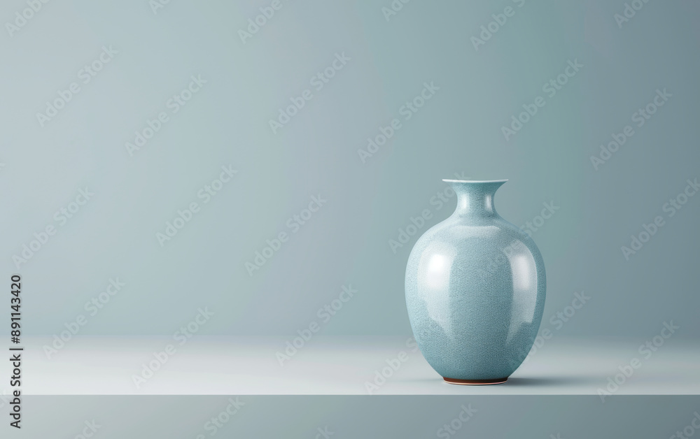 Ice Cracked Craft Porcelain Vase in Song Dynasty in China Ice Cracked Craft Porcelain Vase in Song Dynasty in China