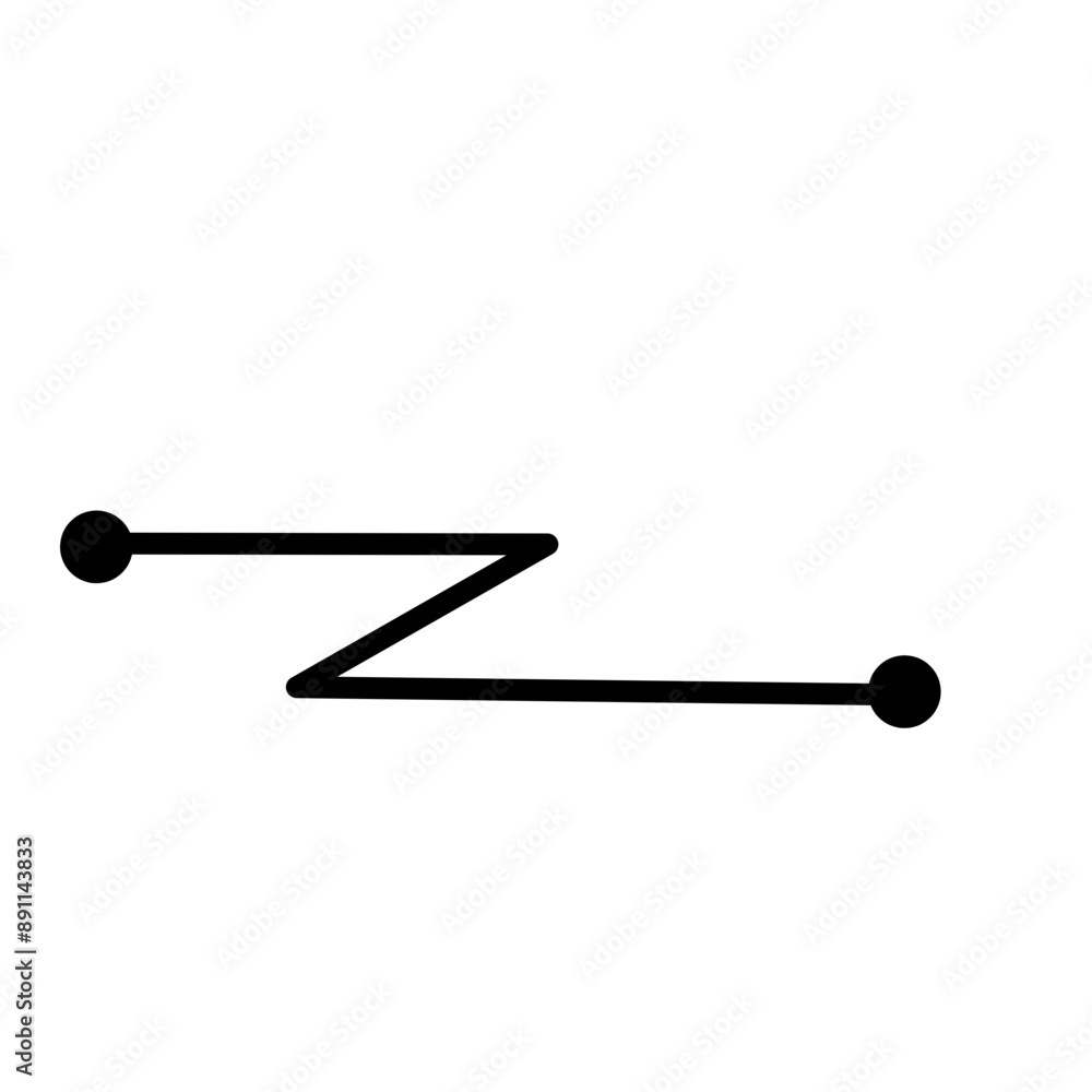 Pointing Line Vector Pointing Line Vector