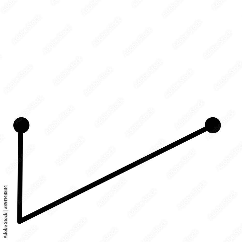 Pointing Line Vector Pointing Line Vector