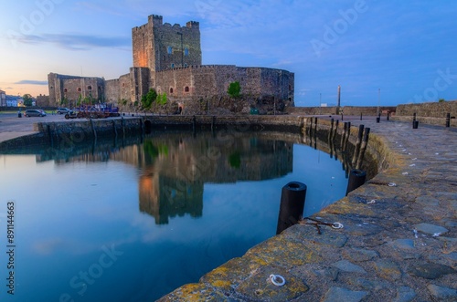 Carrickfergus Castle in County Antrim, Northern Ireland 