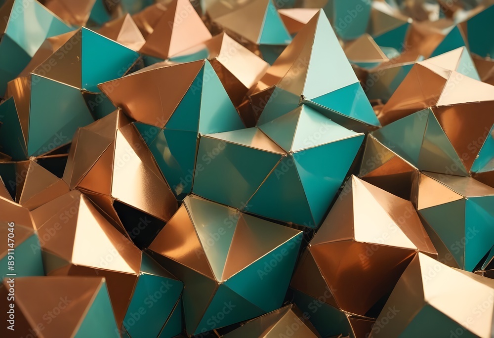 polygons with a glossy finish polygons with a glossy finish