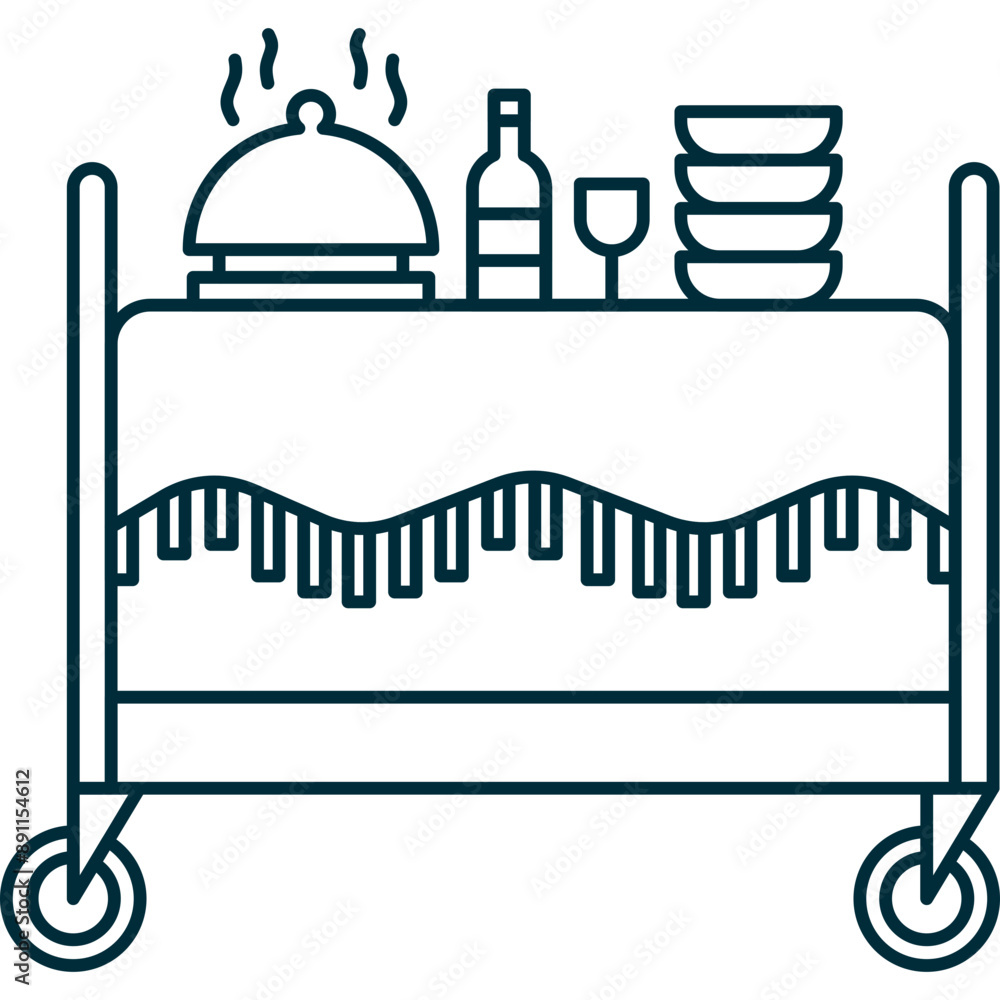 Fototapeta premium Food Catering Icon