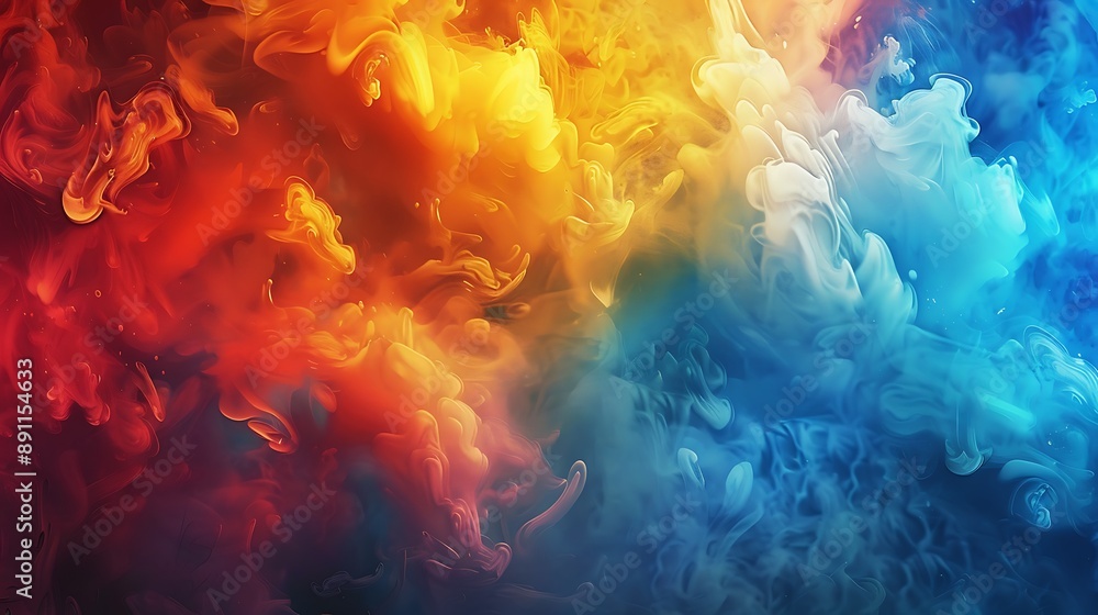 Colorful Liquid Splash Abstract Art Colorful Liquid Splash Abstract Art