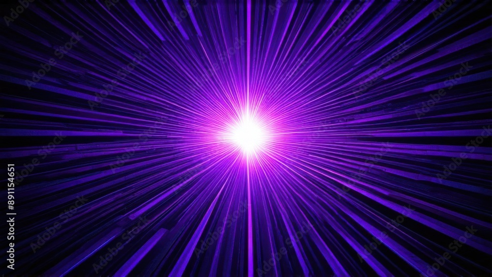 3D Render, Purple Rays of Light 3D Render, Purple Rays of Light
