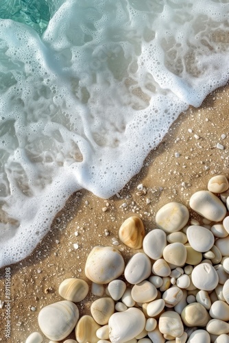 Sea Foam and Smooth Stones