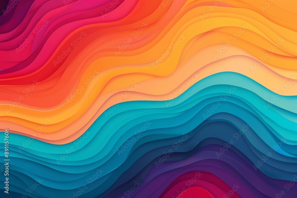 Abstract fluid shapes in a gradient of colors, organic shapes, dynamic and modern Abstract fluid shapes in a gradient of colors, organic shapes, dynamic and modern