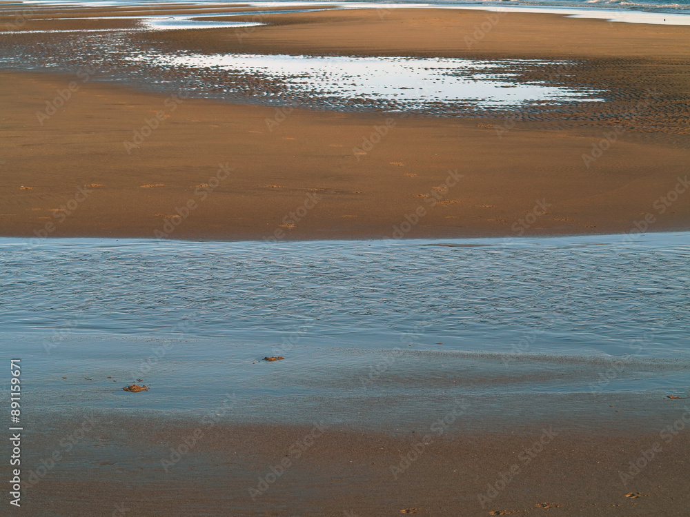 Beach view - Donmouth - Aberdeen city - Scotland - UK Beach view - Donmouth - Aberdeen city - Scotland - UK