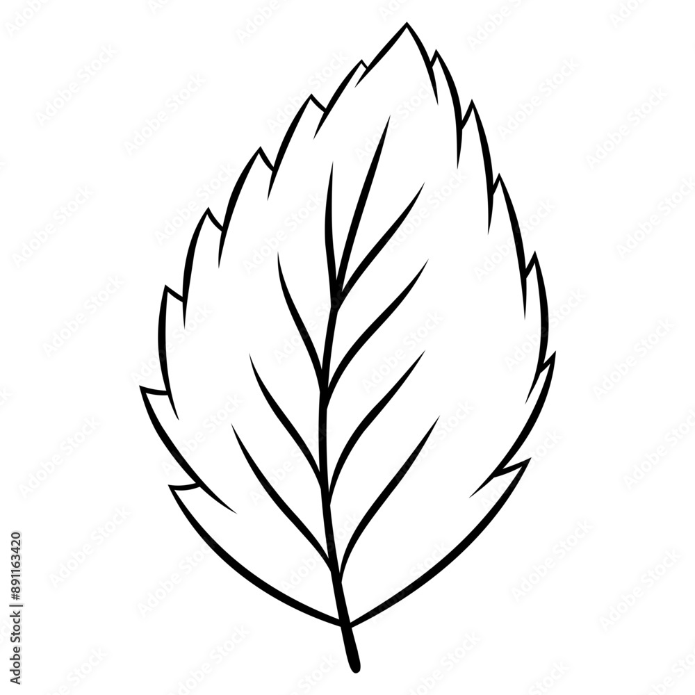 Obraz premium leaf icon illustration