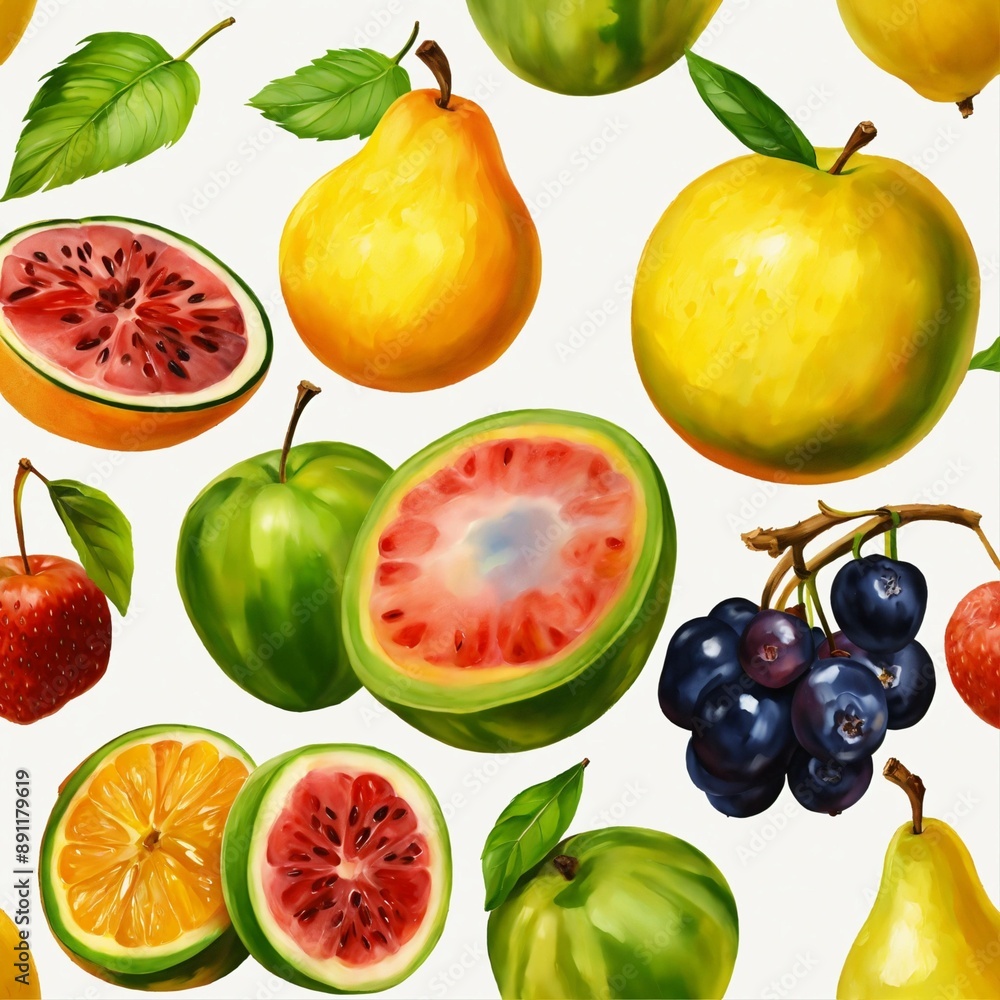 collection of fruits collection of fruits