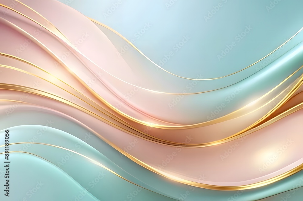 Free Abstract Design pink and blue and Golden Waves - Backgrounds Free Abstract Design pink and blue and Golden Waves - Backgrounds