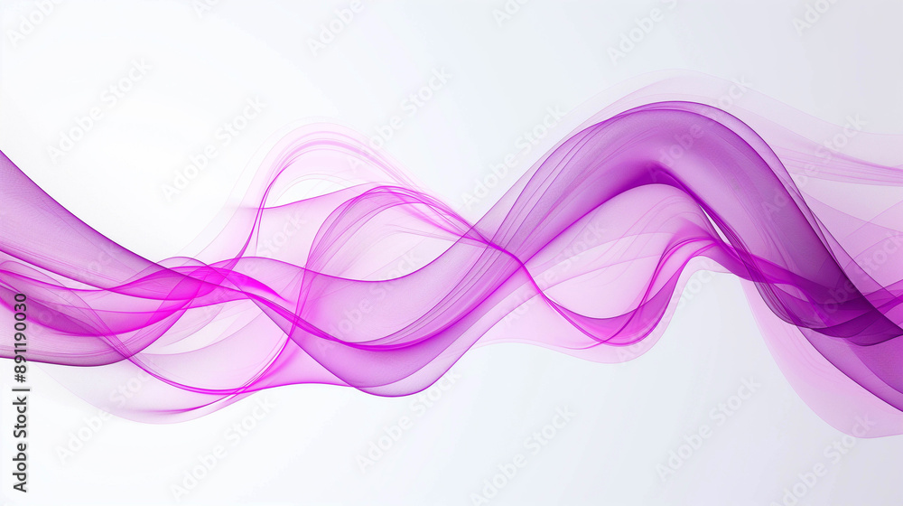 One abstract, pink air wave in the center on a light background, minimalism, advertising banner One abstract, pink air wave in the center on a light background, minimalism, advertising banner