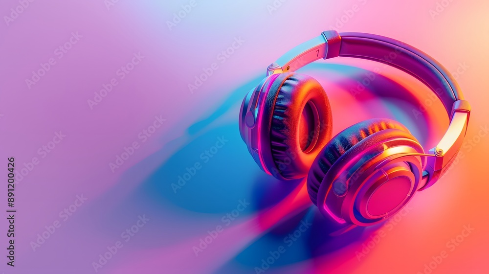 Naklejka premium High-Quality Headset A high-quality gaming headset