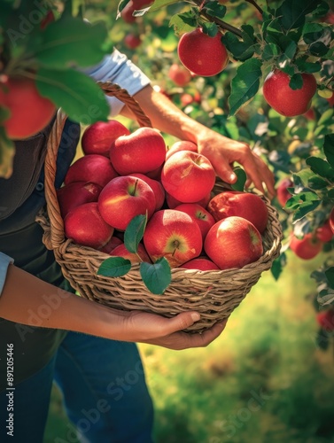 apples in a basket By Generated AI