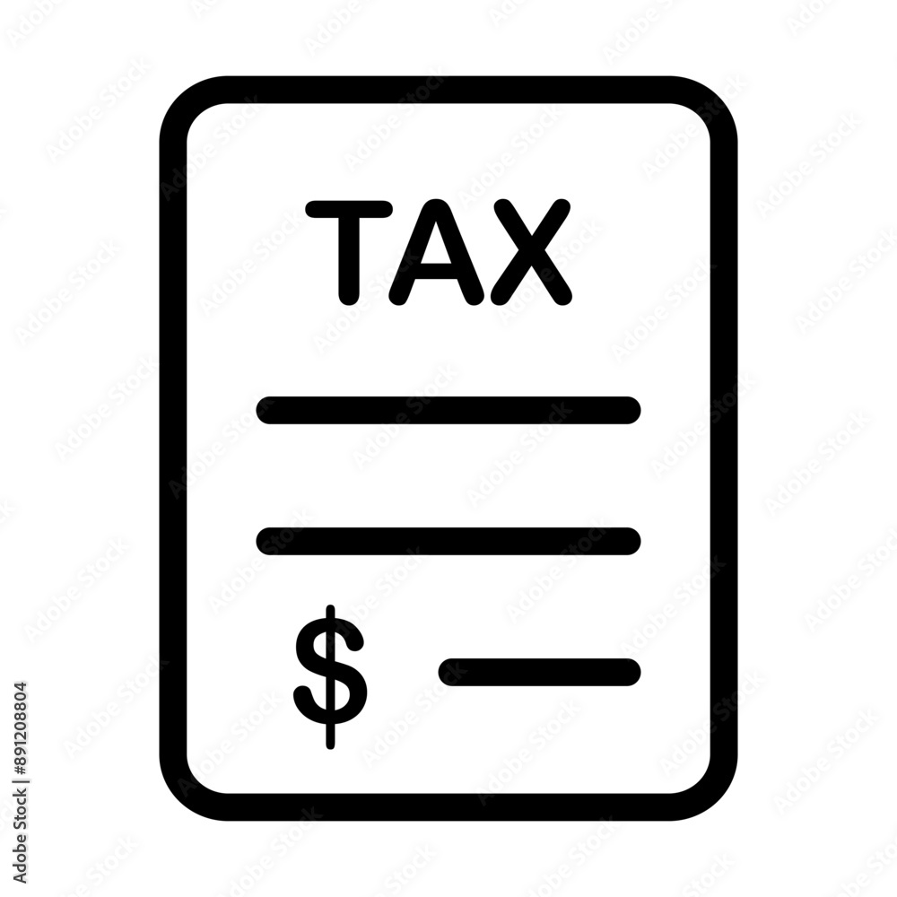 Tax Paid icon template Tax Paid icon template