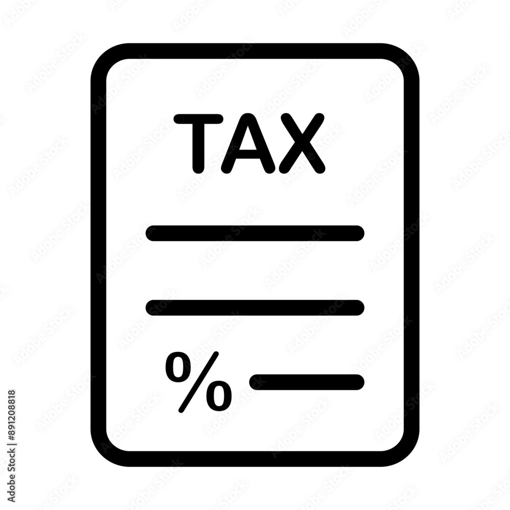 Tax Paid icon template Tax Paid icon template