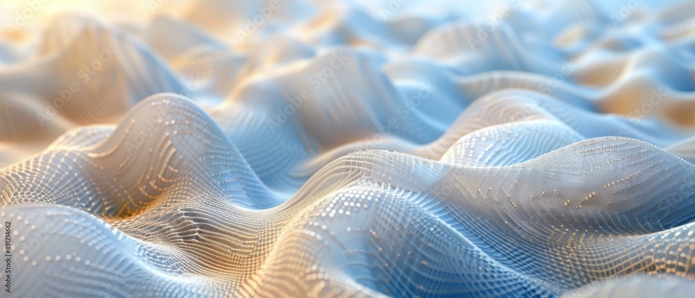 A close up of a wavy pattern on top. AI. A close up of a wavy pattern on top. AI.