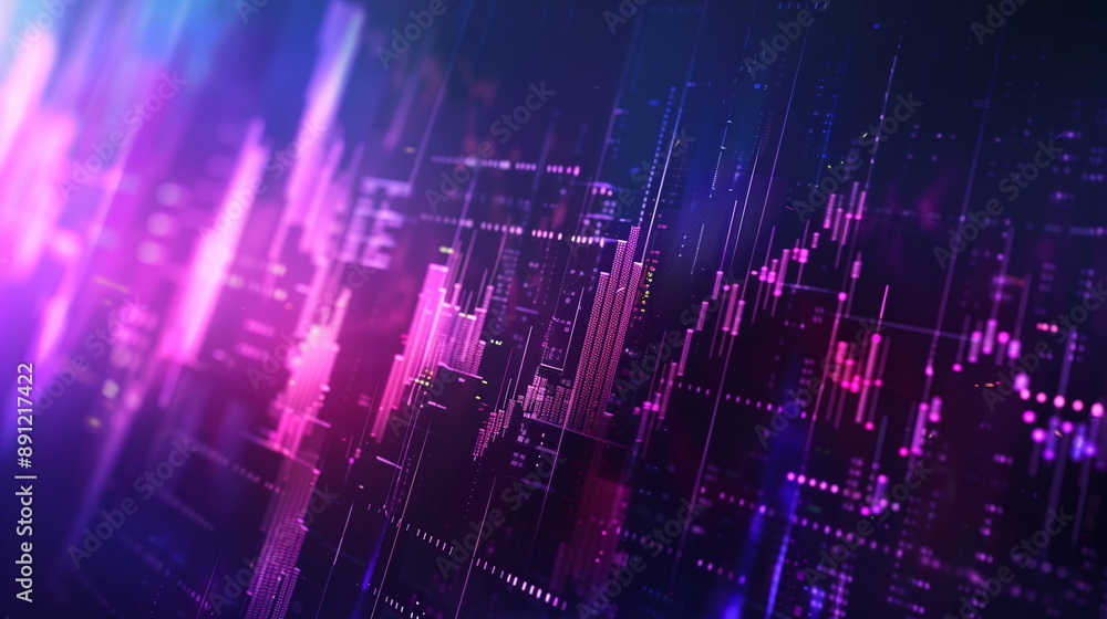 Fototapeta premium graph chart background