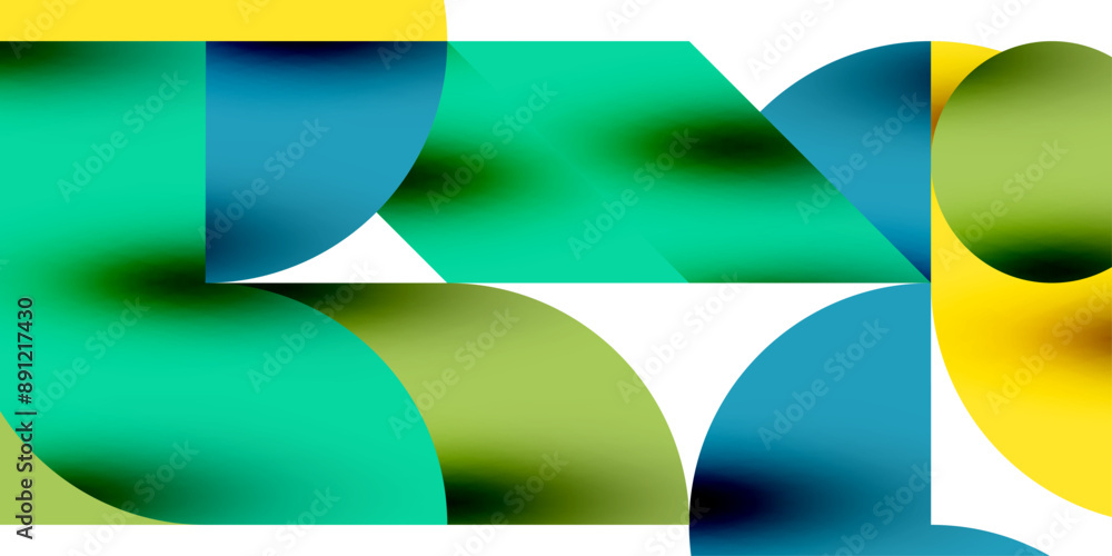 Tech minimal circular shapes geometric art. Vector modern circles Tech minimal circular shapes geometric art. Vector modern circles