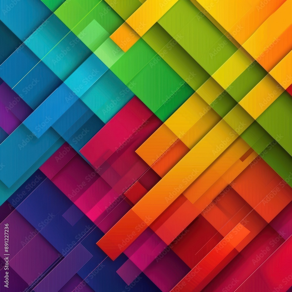 Abstract Colorful Geometric Pattern Abstract Colorful Geometric Pattern